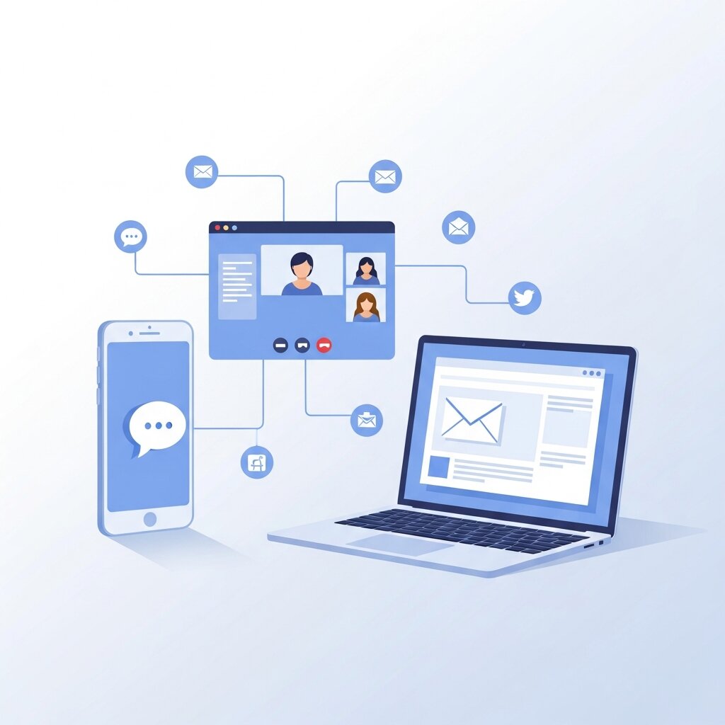 What are the main types of digital communication tools