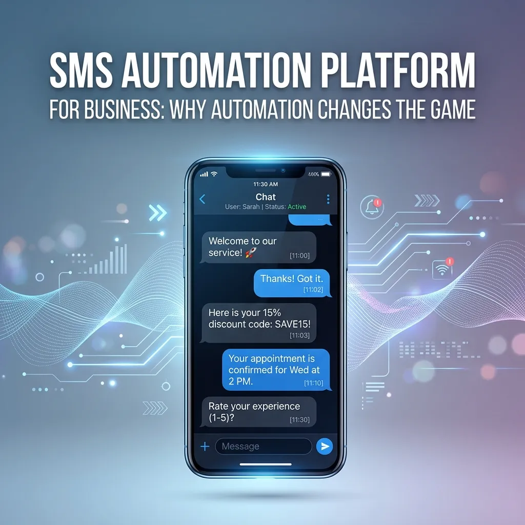 SMS Automation Platform for Business Why Automation Changes the Game