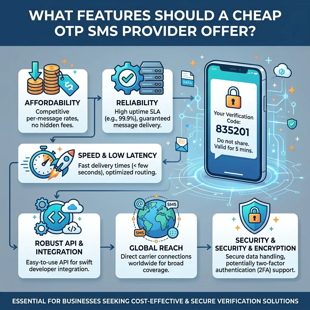 What Features Should a Cheap OTP SMS Provider Offer