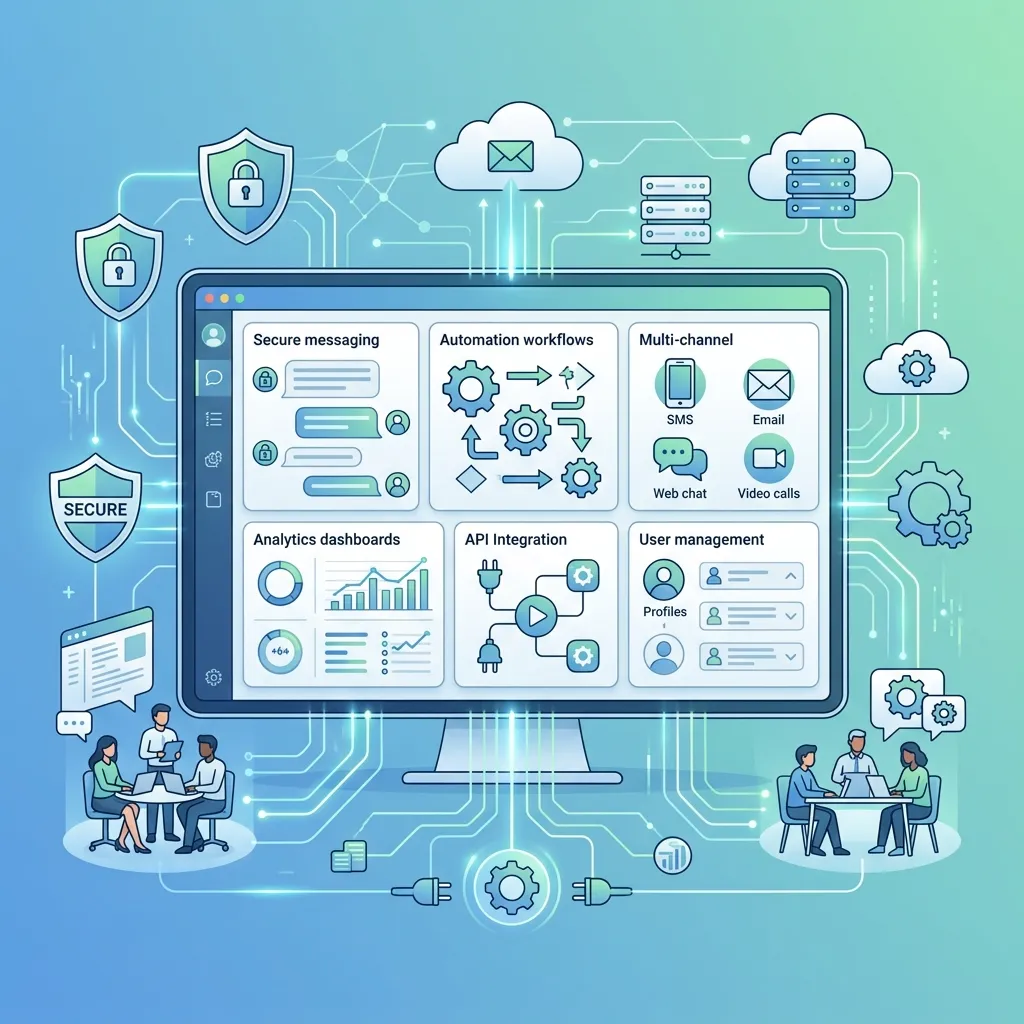 What are the key enterprise communication platform features to look for