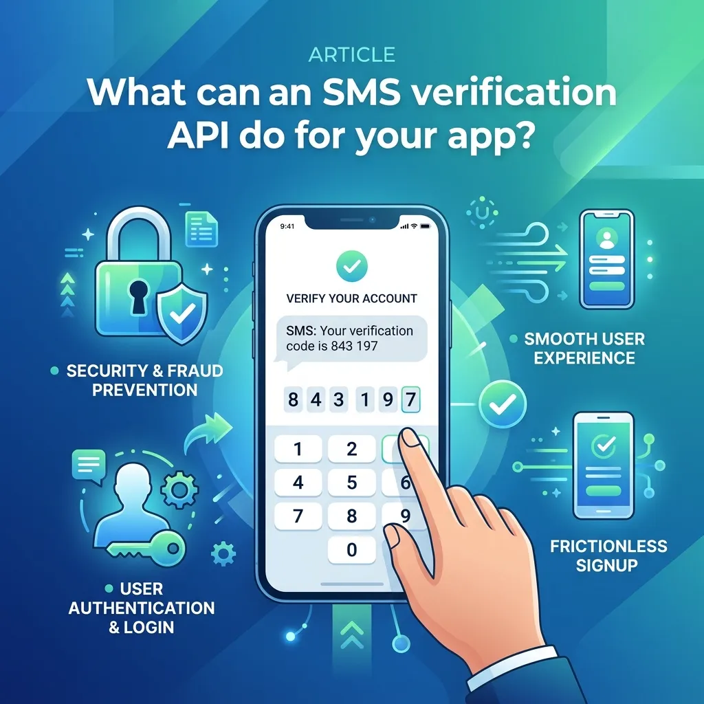 What can an SMS verification API do for your app