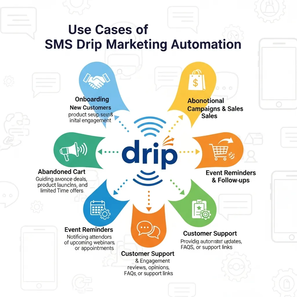 Use Cases of SMS Drip Marketing Automation