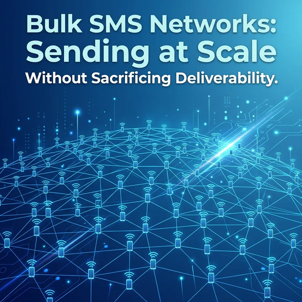 Bulk SMS Networks Sending at Scale Without Sacrificing Deliverability