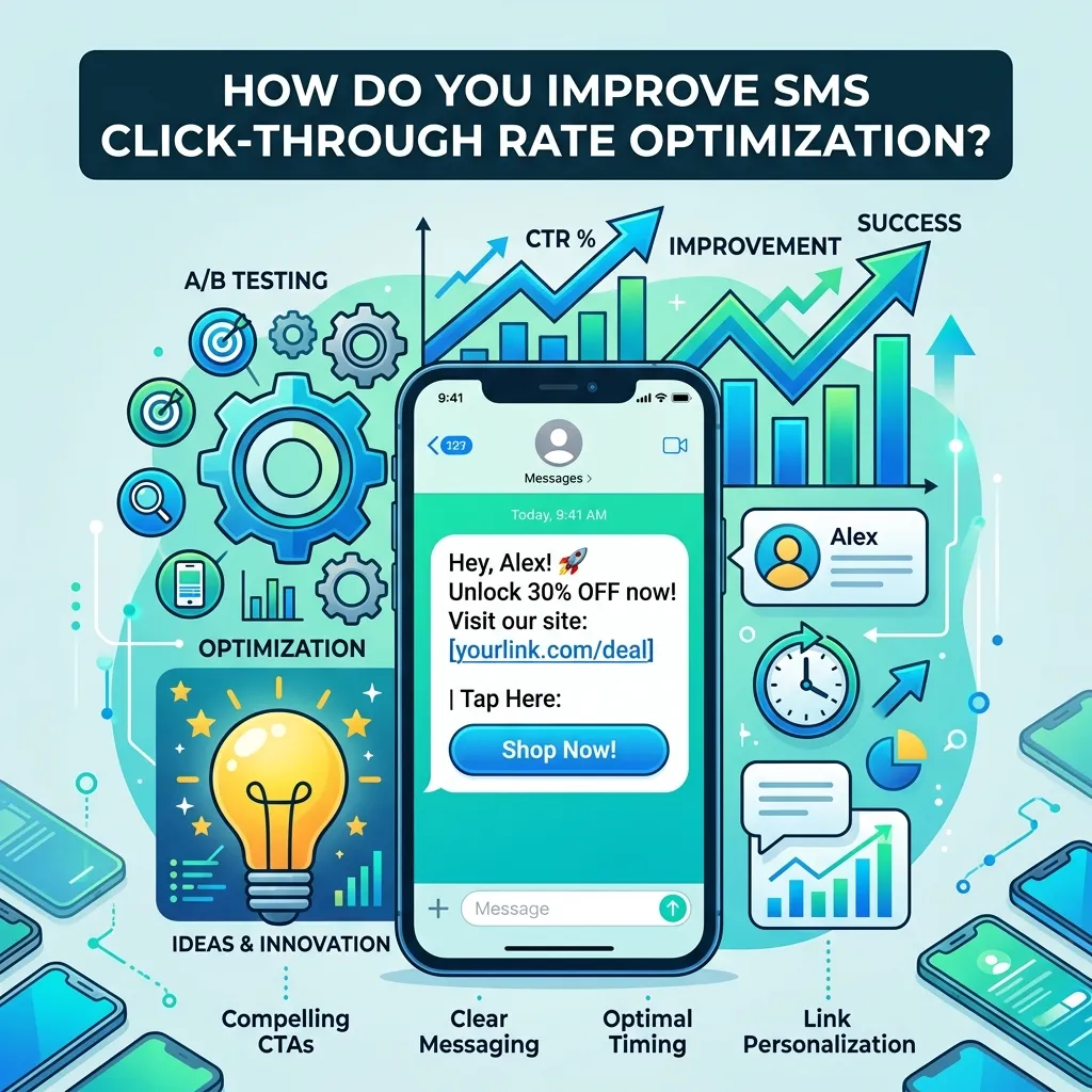 How Do You Improve SMS Click-Through Rate Optimization