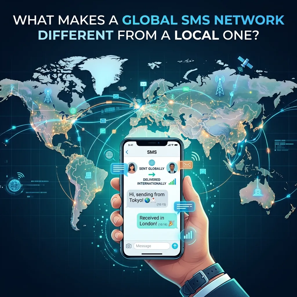 What Makes a Global SMS Network Different from a Local One